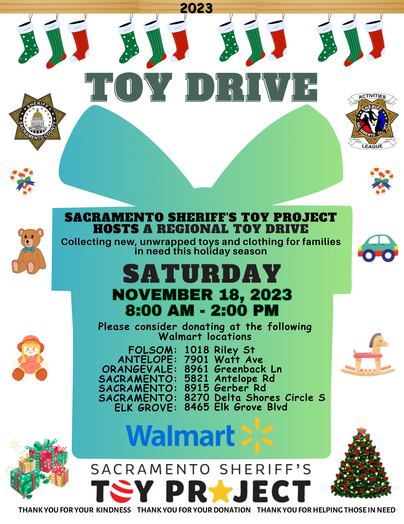2023 Toy Drive Flyer